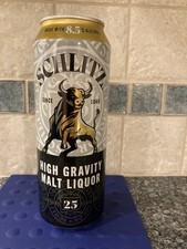 Empty 2026 Schlitz High Gravity Malt Liquor Beer Can- discontinued brand picture