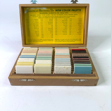 RARE MCM Franciscan Hermosa Tile Samples, All 47 Colors, Gladding McBean & Co picture