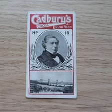 Rare CADBURY COPYRIGHT INVENTORS SERIES 1914 #16 Robert Stephenson picture