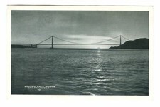 Vintage GOLDEN GATE Bridge SAN FRANCISCO California BARDELL Photo POSTCARD picture