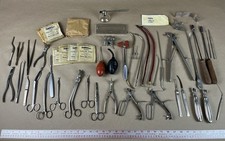 Vintage Medical Surgical Instrument Tool Lot Various Makers As Is picture
