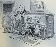 1910 Vintage Magazine Illustration President Taft As The Great Harmonizer picture
