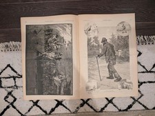 Harpers Weekly 1883 Crow Indians Dance Dec 15 Poes Cottage A.B. Frost picture