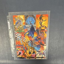 1995 Fleer Ultra X-Men Heads Up Mutant Back Cover December Issue picture