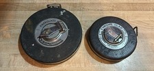 Keson Fiberglass and Lufkin Chrome Clad Steel Tape Measures Lot of 2 picture