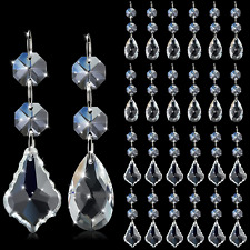 26 Pack Chandelier Crystals Replacement Set 38 Mm Clear Teardrop Chandelier Crys picture