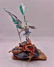Resin Arcangel Miguel with red and golden base picture