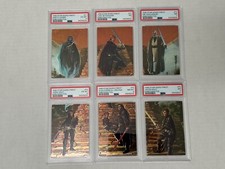 1996 TOPPS STAR WARS FINEST EMBOSSED FOIL COMPLETE 6 CARD SET #F1-F6 PSA GRADED picture
