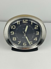 VTG Big Ben Westclox Windup Alarm Clock Black Style 9 Parts Repair Restoration picture