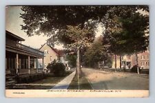 Dansville NY-New York Seward Street Scenic View, Antique, Vintage c1908 Postcard picture