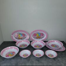 **RARE MUST HAVE** VINTAGE WARNER BROS TWEETY LOT OF SERVING TRAYS AND BOWLS picture