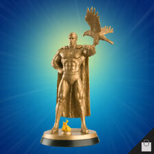 Superman Centennial Park Golden Figurine Rare Eaglemoss Metal Statue Figure DC picture