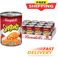 Campbell's Spaghetti in Tomato Sauce with Cheese, 15.8 oz Can (12 Pack) picture