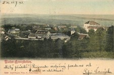 Nieder-Kreuzstetten Austria 1902 Postcard Josef Popper Austrian Village View picture