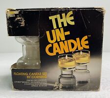 The Un-Candle Floating Candle Set by Corning/Item #120/5” Set/ Made in U.S.A. picture