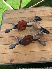 Vintage Millers Falls Hand Drill No. 120b Two Speed Chest Pressure Plate X2 picture