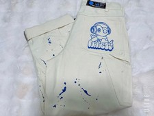 9090 Piplup Pokemon Collaboration Denim Pants Blue Casual Wear picture