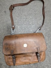 Vintage Swiss Army Leather J. GERBER KAPPELEN 1937 Saddlebag Shoulder Bag picture