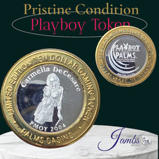 2004 PALMS CASINO $10 .999 Cap Silver Strike PLAYBOY CLUB Carmella DeCesare picture