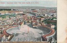 Postcard Italy: Panorama dalla Cupola di S. Pietro, Rome DB picture