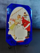 Snickers Collectible Tin Norman Rockwell Advertising Canister 2001 Container picture