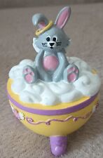 Bunny Angle Trinket Box By Claires NIB picture