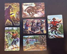 c 1950 SERGEANT PRESTON Challenge YUKON Vintge TRADING CARD - QUAKER OATS Cereal picture