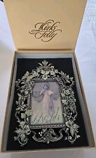 NIB Vintage KIRKS FOLLY 15th Anniversary BUTTERFLY KISSES Picture Frame picture