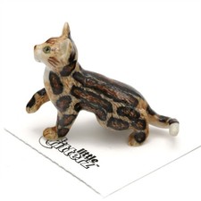Little Critterz Cat - Marble Bengal Cat 