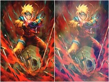 TMNT X NARUTO 1 FOIL VIRGIN VARIANT SET LTD 400 NUMBERED COA NM HOT NEW TURTLES picture
