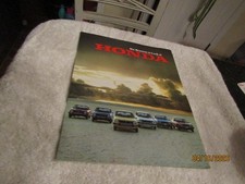Vintage 1978 Honda All Models 6 Reasons OEM New Car Dealer Brochure NOS picture