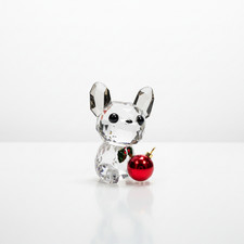 Swarovski Holiday Cheers French Bulldog Crystal Figurine - 5736391 picture