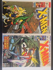 X-Men 60 & 61 1969 Marvel Comics 1st App Sauron Cyclops Marvel Girl Beast picture