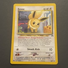 🦊 Eevee – Neo Discovery (2001) – Unlimited – EX - LP - RAW – Vintage WOTC 🦊 picture