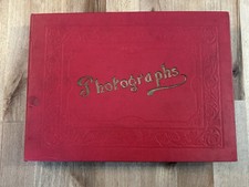Antique D.B Friend Souvenir PHOTOGRAPH Book 12 Prints BRIGHTON HOVE England 1890 picture