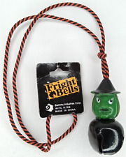 Halloween Witch Gemmy Fright Bell Metal New With Tag Vintage Cute Spooky Decor picture