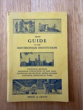 1955 Brief Guide to the Smithsonian Institution (8th Edition) Washington D.C. picture