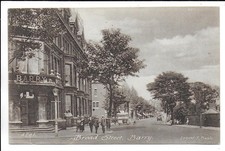 Barry Glamorgan Broad Street Wales UK 1922 Ernest J Bush Postcard no 4291 Sweden picture