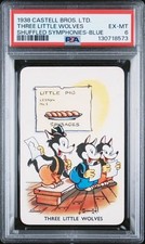 1938 Castell Brothers Three Little Wolves Shuffled Symphonies Blue PSA 6 Pop 2 picture