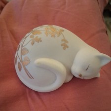 Lenox “Serenity Cat” Sleeping Kitten Everyday Wishes Series Adorable Mint Cond. picture