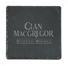 CLAN MACGREGOR Whiskey Slate Coaster picture