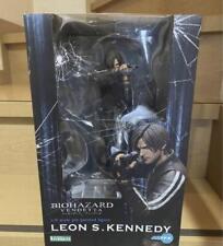 First Edition Kotobukiya Resident Evil Artfx Leon S Kennedy Re4 Japan Figure Fre picture