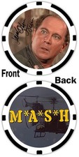 David Ogden Stiers - Winchester III - M*A*S*H COMMEMORATIVE POKER CHIP *SIGNED* picture