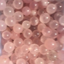 30pc Natural pink crystal Quartz hand Carved ball crystal Reiki healing picture