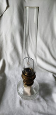 Aladdin Oil Lamp No. 23 Genie Colonial Squares Pattern with Burner & Chimney picture