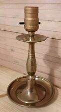 Brass Candle Stick Lamp Vintage  picture