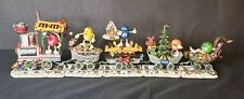 Danbury Mint The M&M's Christmas Train Christmas M&M Holiday Train Collectibles  picture