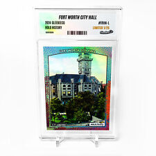 FORT WORTH CITY HALL, FIRE STATION Vintage Texas Fort Worth Card GBC #FRVN-L /25 picture