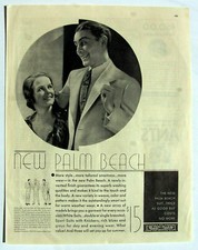Palm Beach Suit ad Twice as good 1930's picture