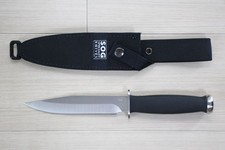 Vintage SOG Government S13 Fixed Blade Knife Seki Japan Nylon Sheath  O93 picture